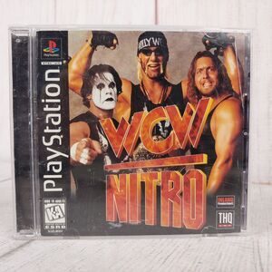 WCW Nitro Sony PlayStation PS1 Video Game Authentic SLUS-00397 Kids - Adult USED